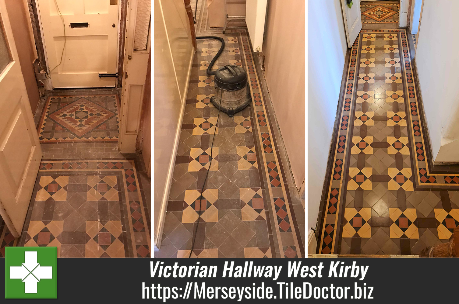 Victorian Hallway Floor Tile Renovation West Kirby Merseyside