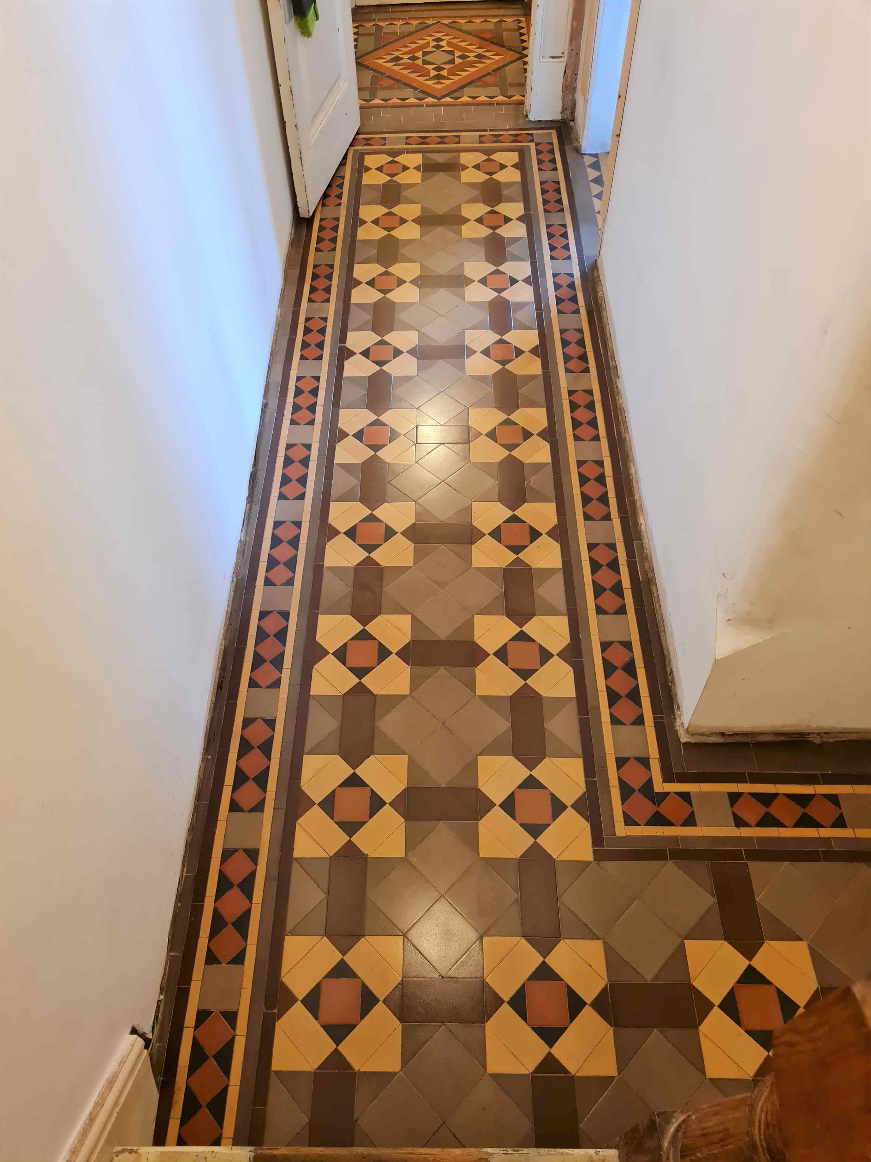 Victorian Tiled Hallway After Renovation West Kirby