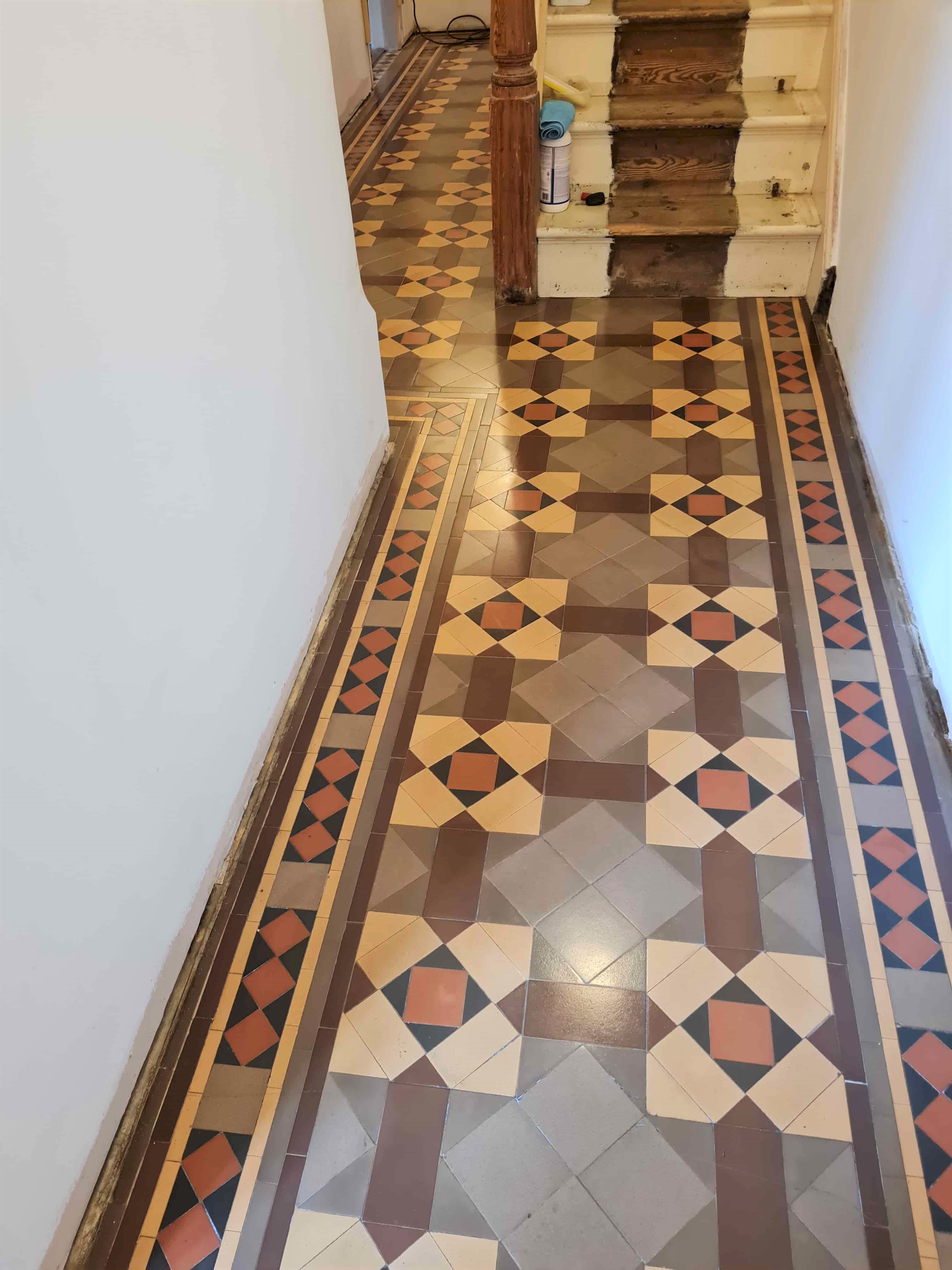 Victorian Tiled Hallway After Renovation West Kirby